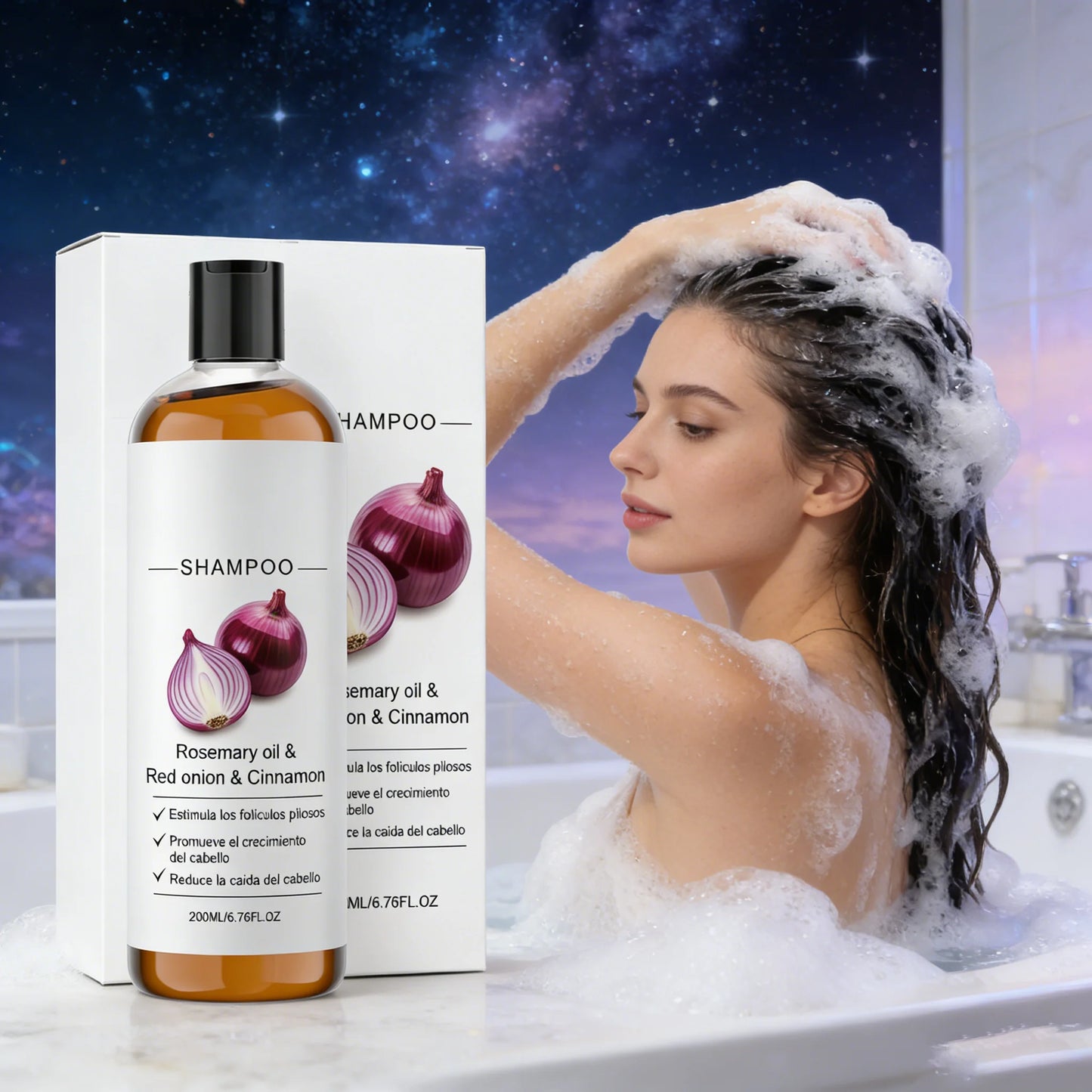 Red Onion Hair Strengthening Shampoo – Thickening & Volumizing