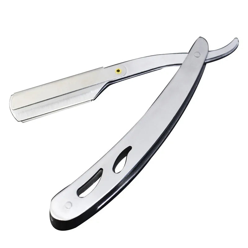 Straight Edge Folding Barber Razor – Stainless Steel Shaver