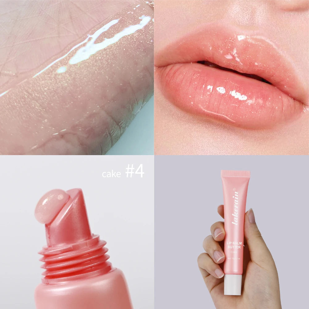 Butter Lip Balm Moisturizing Lip Gloss Oil Long Lasting Nourishes Smoothing Deep Hydration Daily Care Butter Lip Balm Makeup Peaceful Pleasures Health and Wellness
