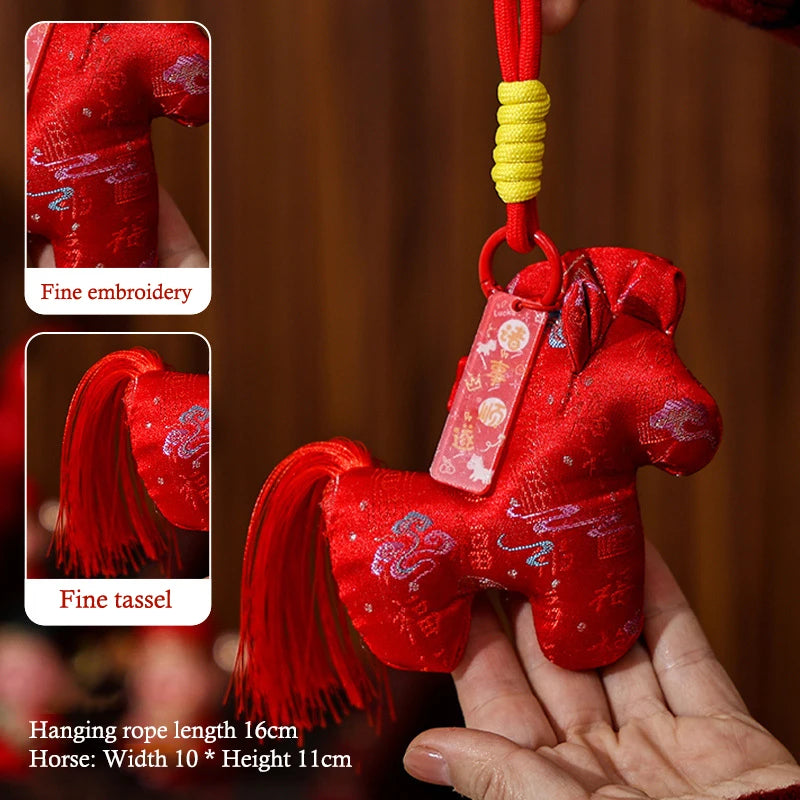2026 Year of the Horse Chinese Zodiac Keychain & Bag Charm