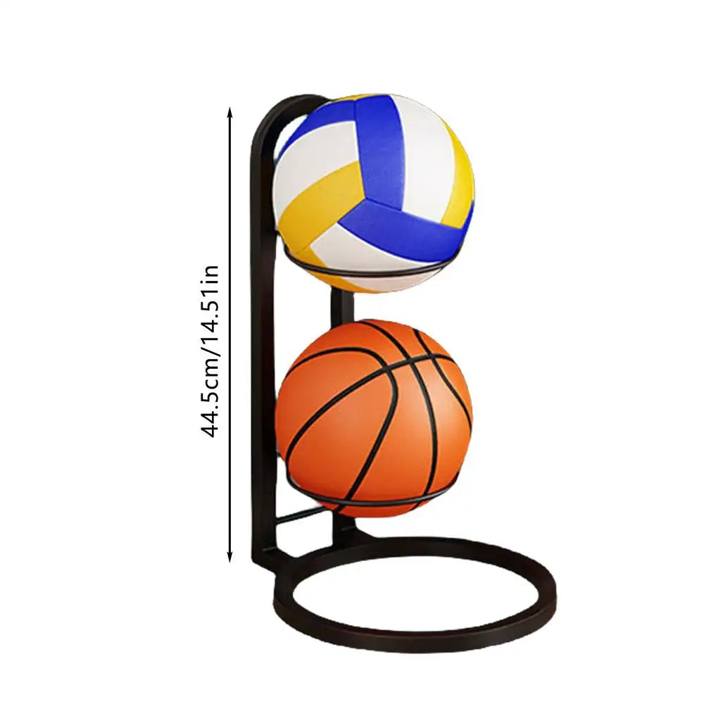 Heavy Duty Steel Multi-Sport Ball Rack Stand – 2/3/4-Tier