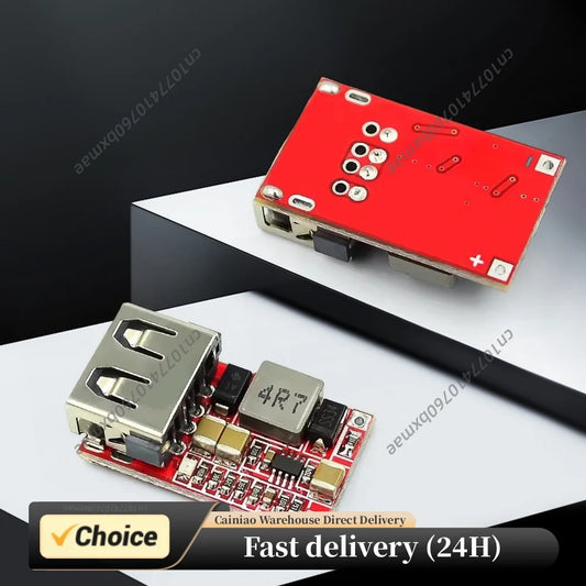 DC-DC Step-Down Module 6-24V To 5V3A USB Step Down Module Mini DC-DC Steps Up Boost Modules for Voltage Regulation Peaceful Pleasures Health and Wellness