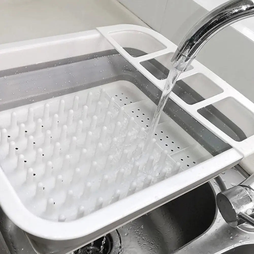 Collapsible Dish Drying Rack – Foldable Drainer for Kitchen & RV