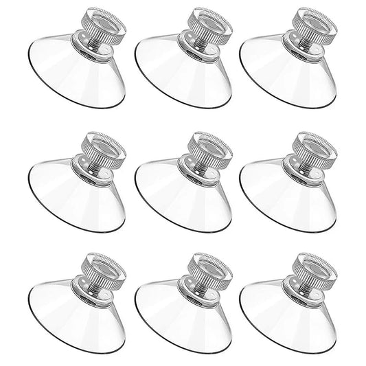 PVC Suction Cups with Screw Nut – Strong Adhesive Holder 5/10pk Suction Cup Holders Peaceful Pleasures Health and Wellness