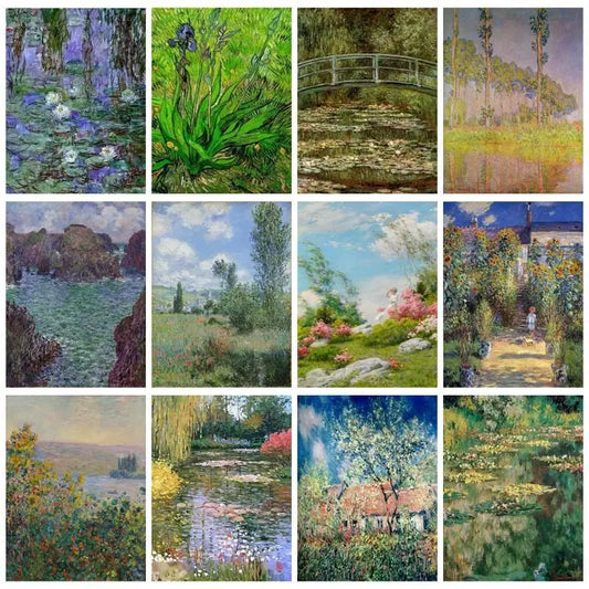 GATYZTORY Abstract Forest Paint by Numbers Kit | 60×75cm Canvas