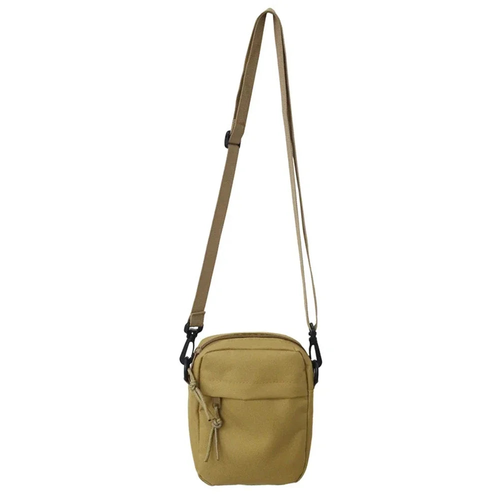 Minimalist Crossbody Sling Bag | Unisex Oxford Zipper Pouch