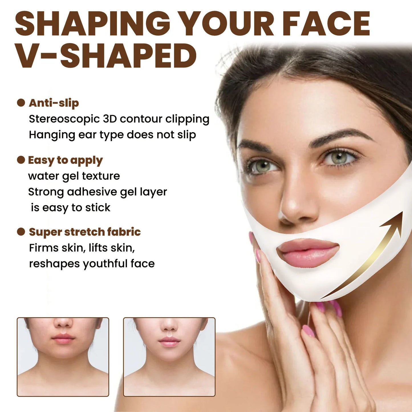 EELHOE Face Lifting Mask for Tightening Skin Peaceful Pleasures Health and Wellness