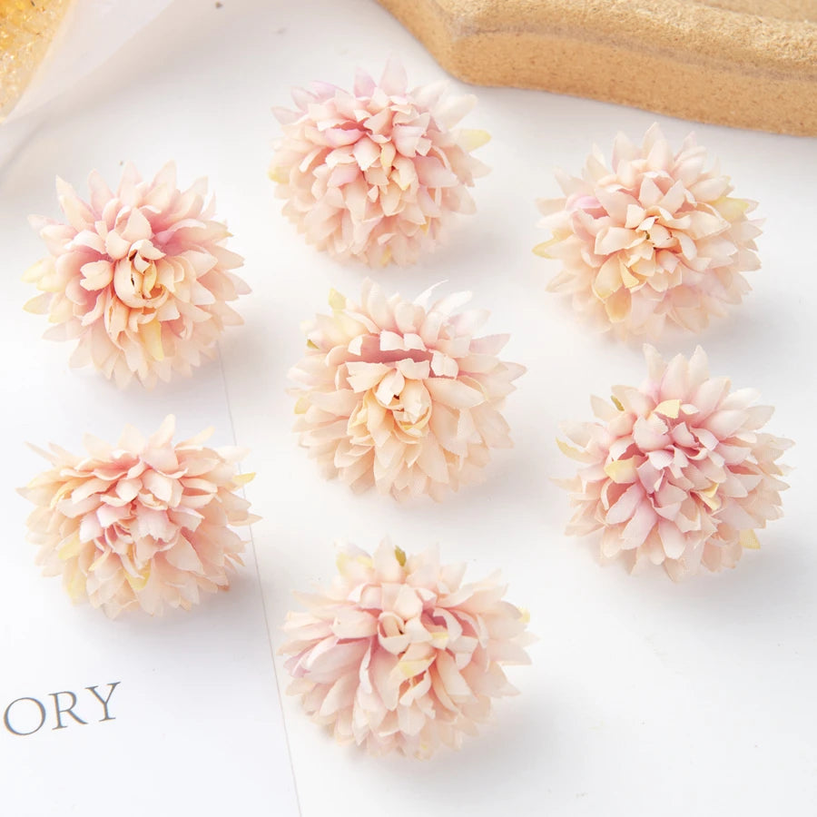 50/100 Silk Carnation Flower Heads – Wedding & DIY Décor