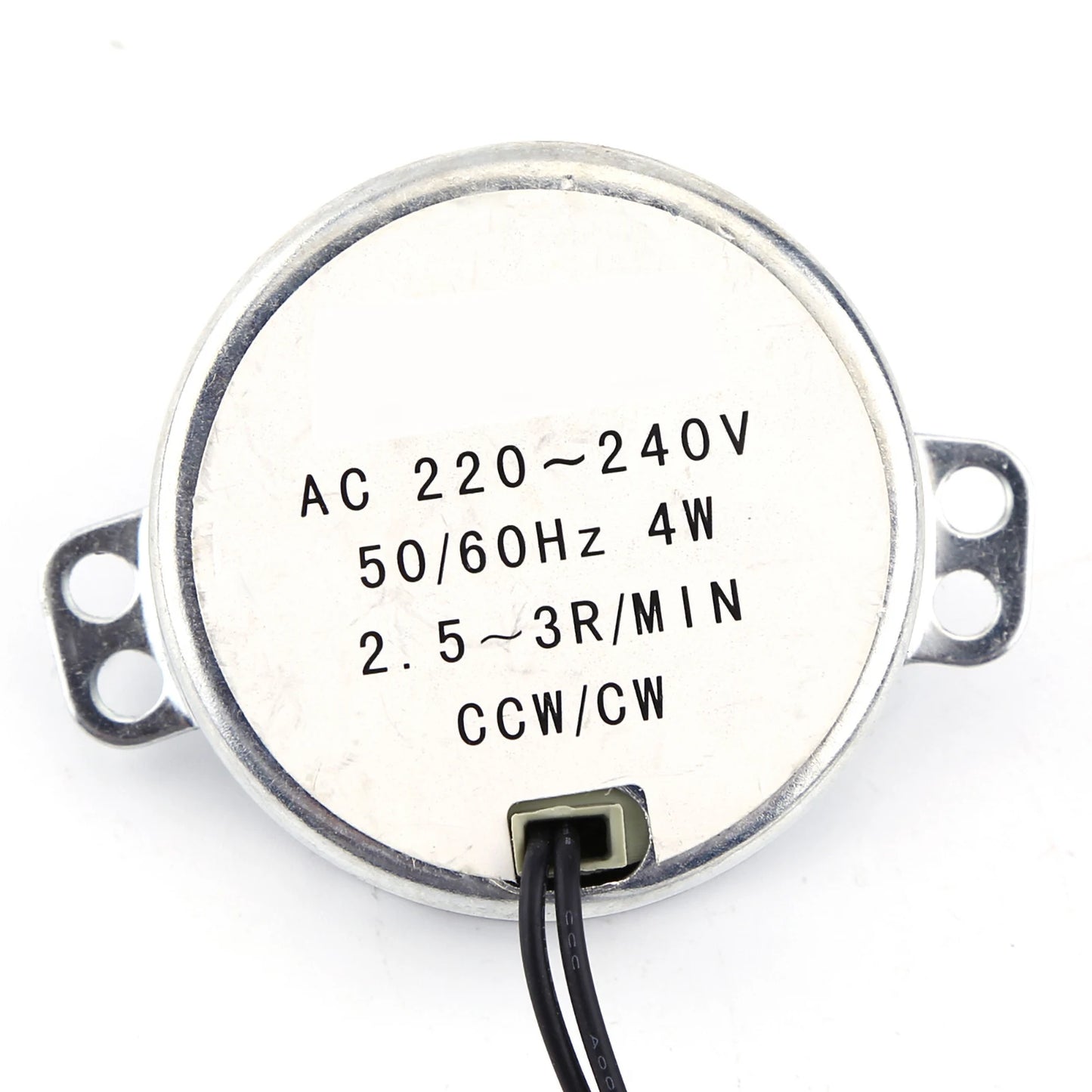 AC 220-240V 4W 50 60Hz Synchronous Motor Geared CW CCW