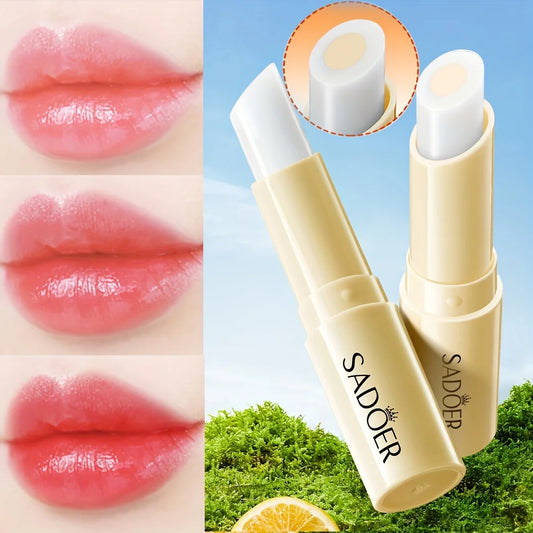 1 Piece of Orange-Flavored Temperature-Changing Moisturizing Lip Balm 2.5g Peaceful Pleasures Health and Wellness