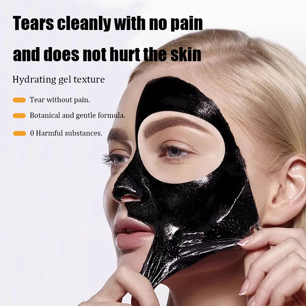 Bamboo Charcoal Peel-Off Mask – Deep Cleansing & Exfoliating 60g