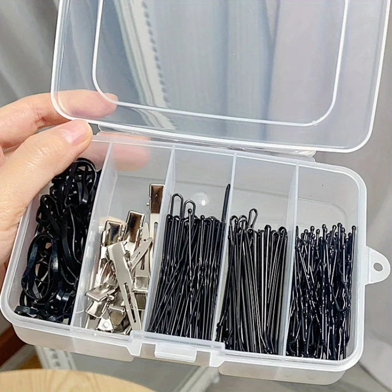 2-Pack 5-Grid Transparent Jewelry Storage Box | Earring Organizer