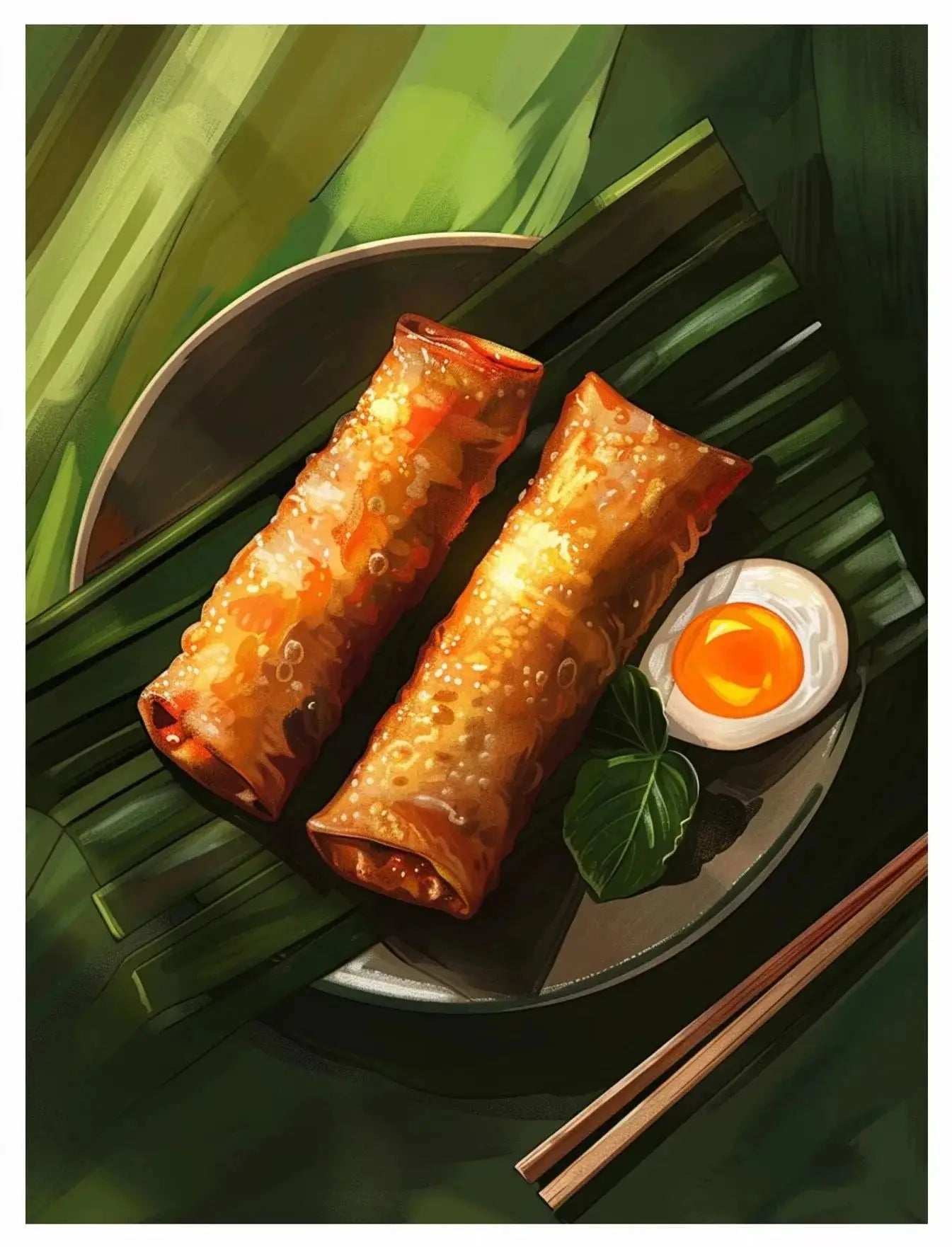 Philippines Street Food Canvas Wall Art | Unframed Poster
