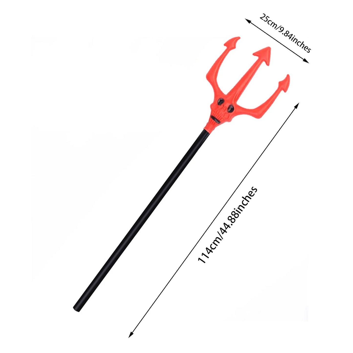 Red Devil Pitchfork Prop – Halloween Costume Accessory