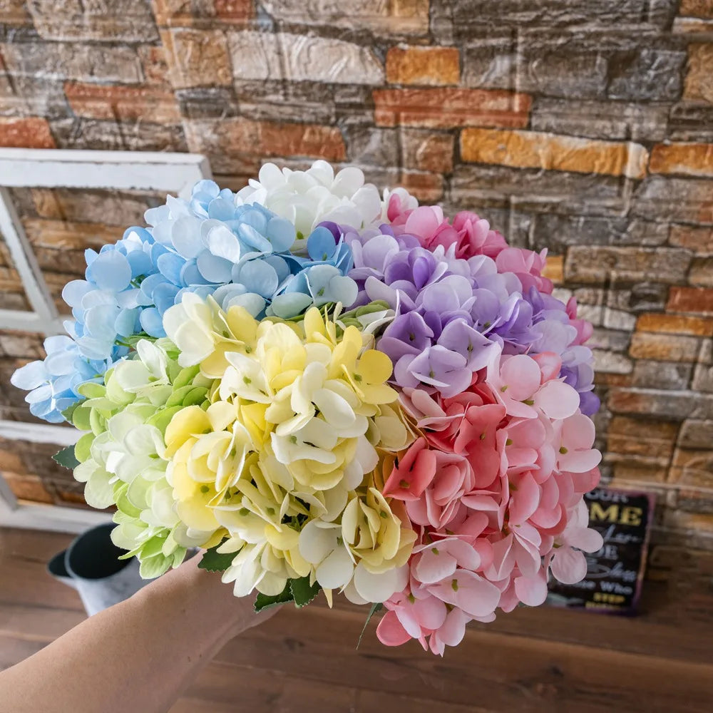 Silk Hydrangea Artificial Bouquet | Wedding & Home Décor