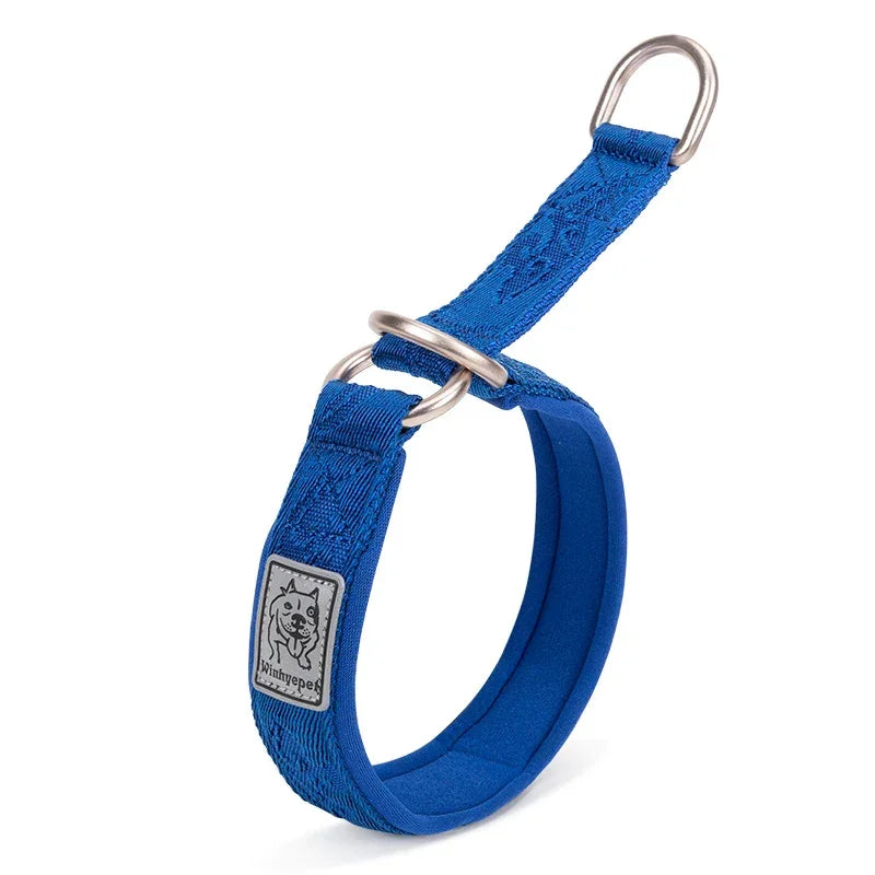 TRUELOVE Pet Collar Nylon Webbing P-chain Explosion-proof Neoprene Padding Pets Running Training Large Medium Small Dogs YC1851 Peaceful Pleasures Health and Wellness