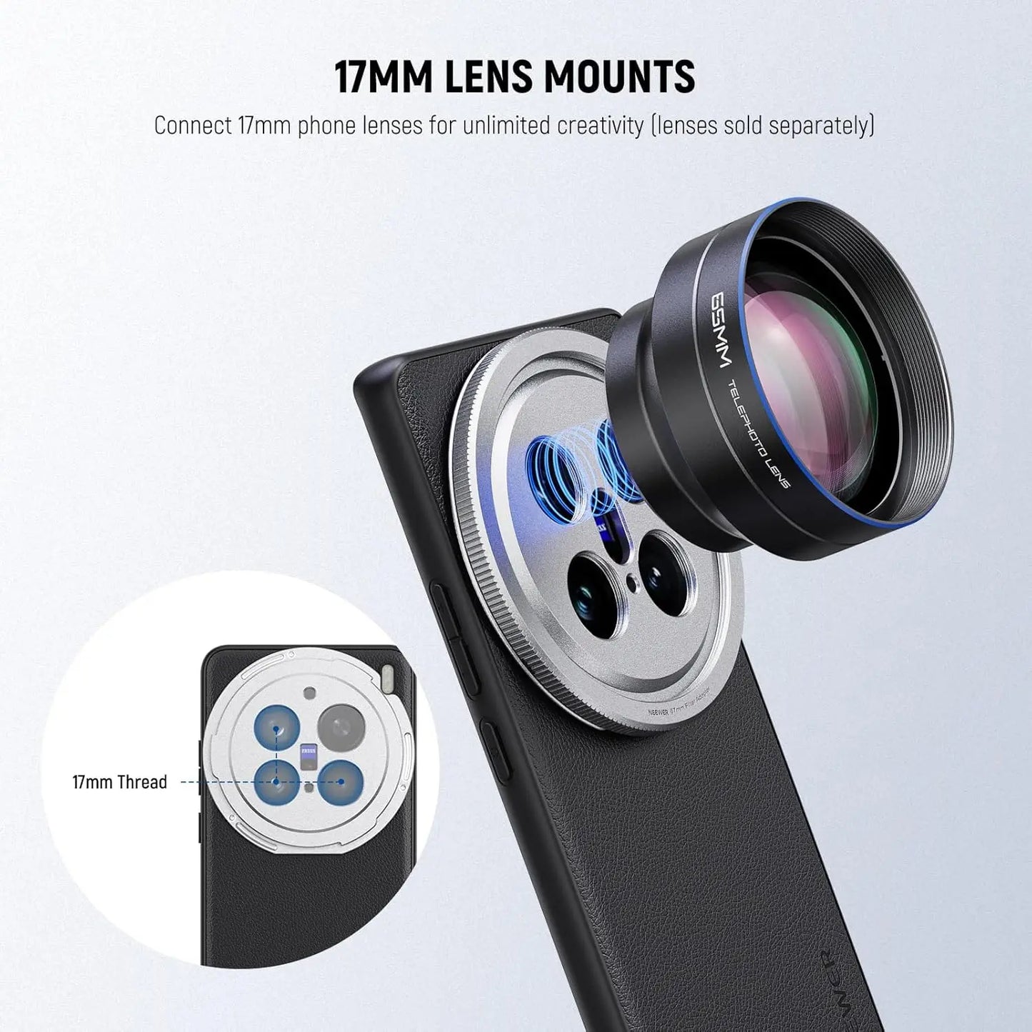 NEEWER VIVO X200/X100 Ultra Case | 17mm Lens Mount TPU+PC