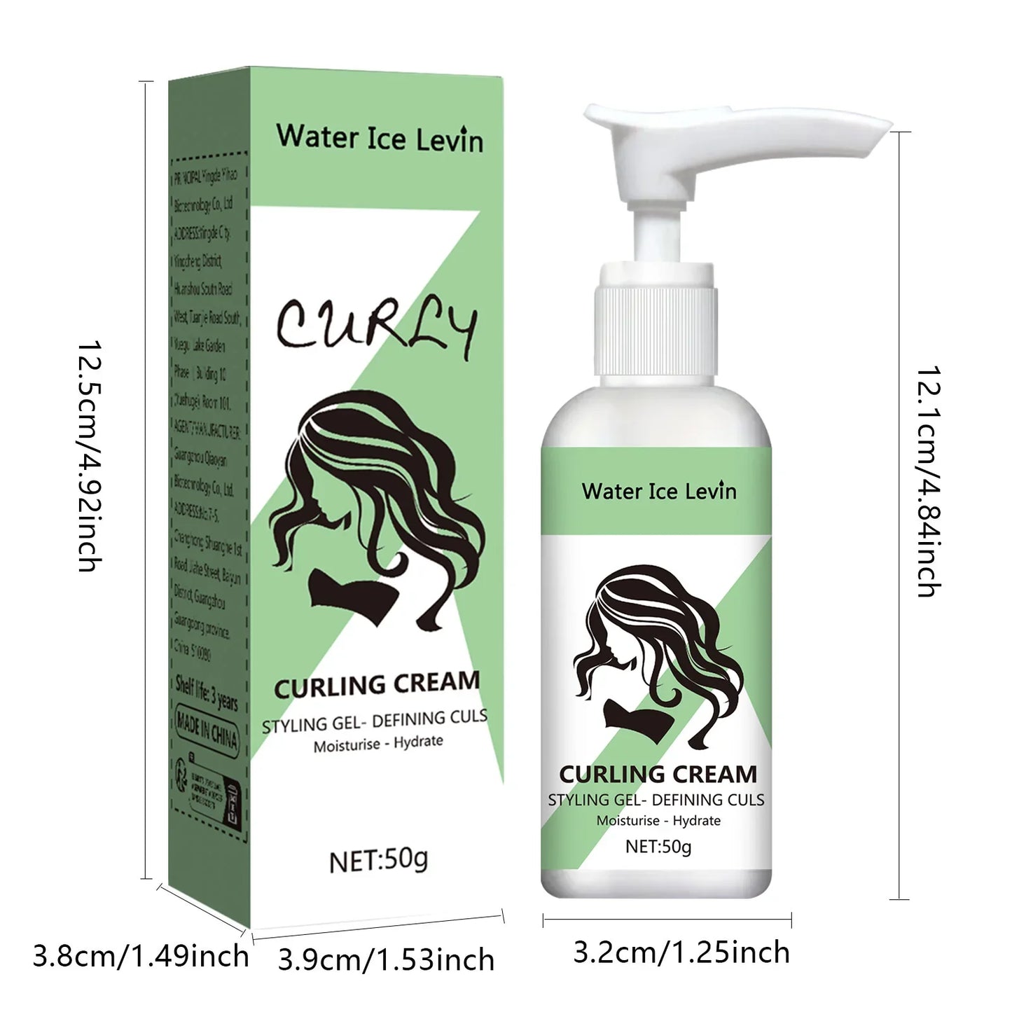Curly Hair Cream with Keratin & Biotin | Curl Enhancer 50g