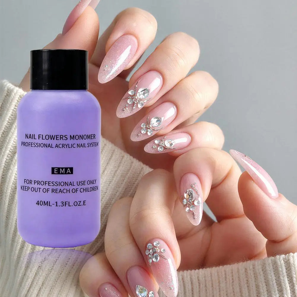 Nail Acrylic Liquid Monomer for Professional Manicure Peaceful Pleasures Health and Wellness purple