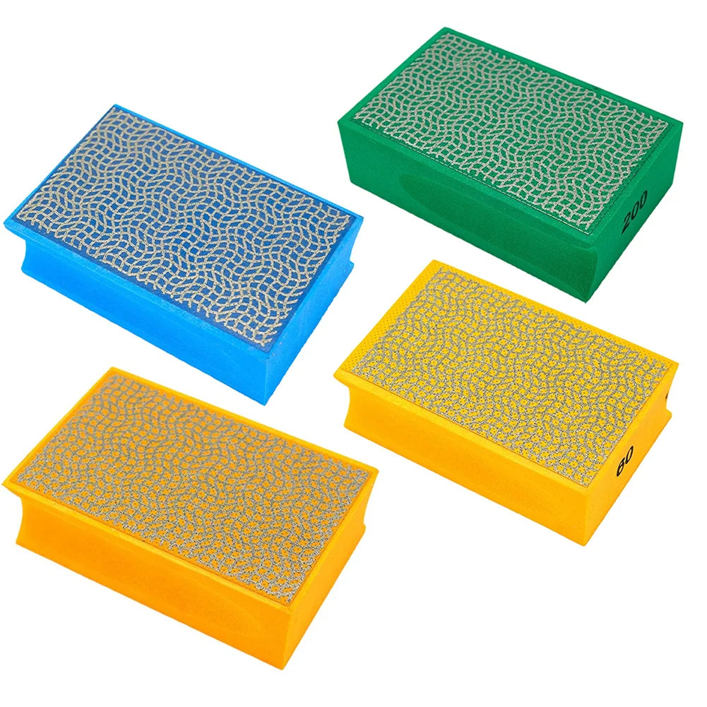 Hand Sanding Block Set 4 Grits – Wood, Glass, Tile & Metal