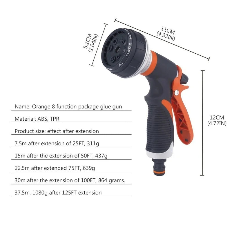 Garden Washing Cleaner Power Pressure Car Hose Nozzle Washer Water
