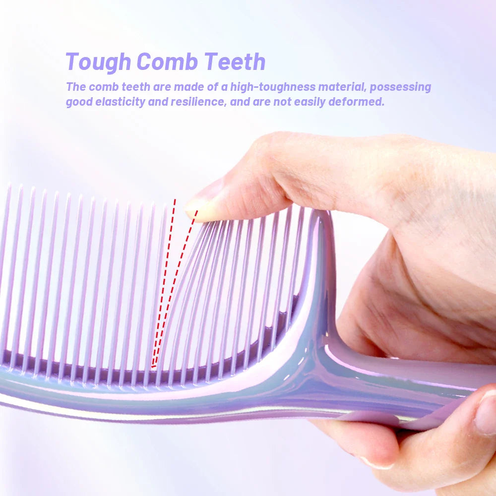 Wide Tooth Detangling Comb – Anti-Static Curly Hair Brush