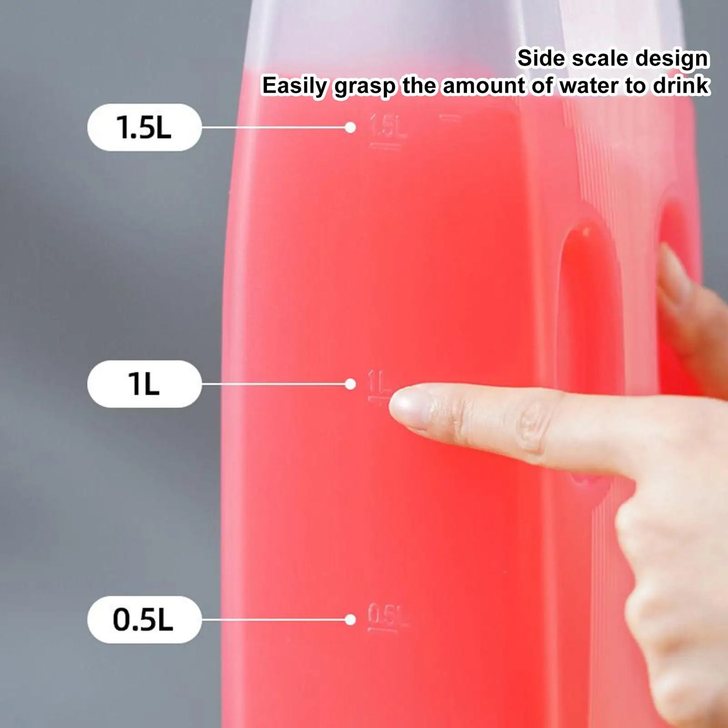 2L Cold Water Pitcher – Large Juice Jug with Leak-Proof Lid