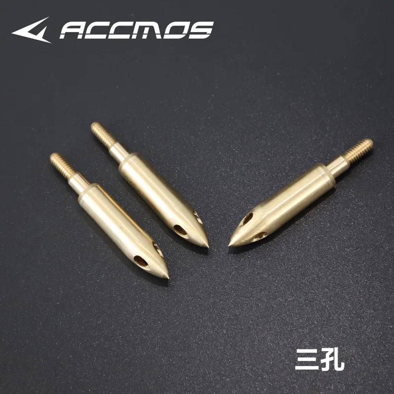 6 12 Arrowheads Whistle Point Tips Hunting Archery Copper-iron