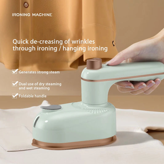 HOMEFISH Mini Rotating Travel Iron | Steam & Dry Portable Portable Travel Iron Peaceful Pleasures Health and Wellness