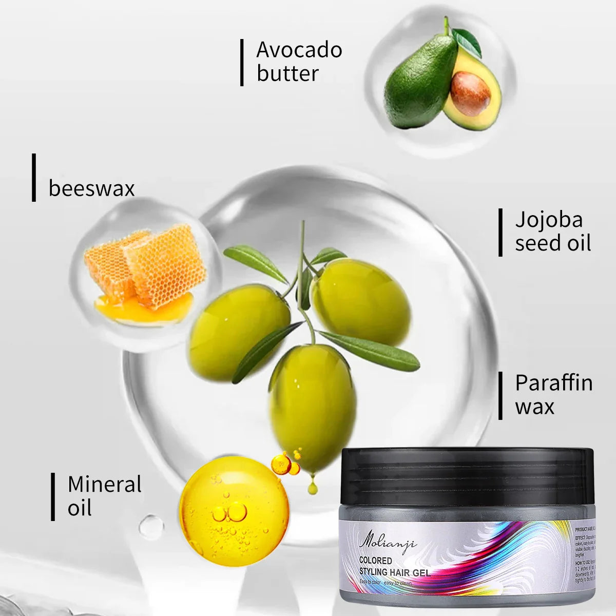 Hair Color Wax – Long-Lasting Styling Dye for Men & Women