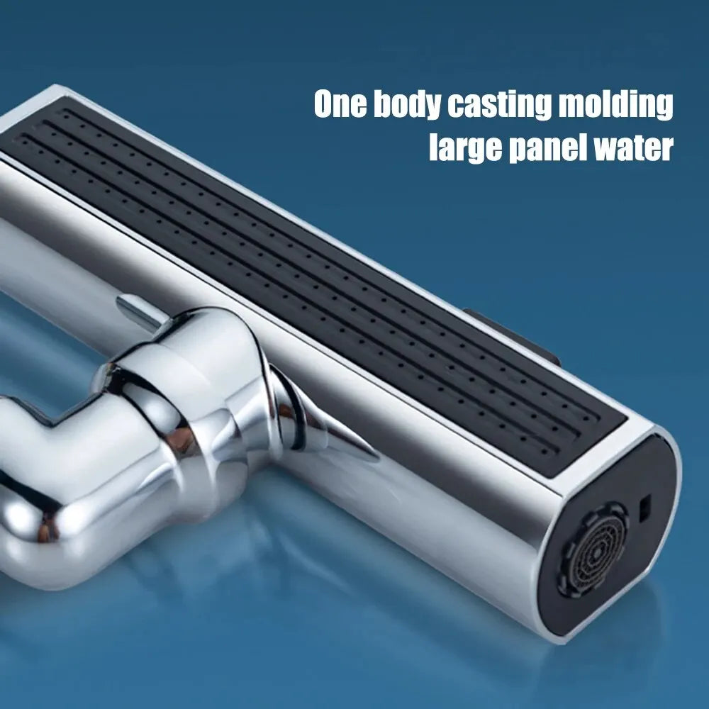 Feiyu Three Level Waterfall Universal Faucet Extension Device Vegetable Washing Splash Proof Device Rotatable Universal Jointbox Peaceful Pleasures Health and Wellness