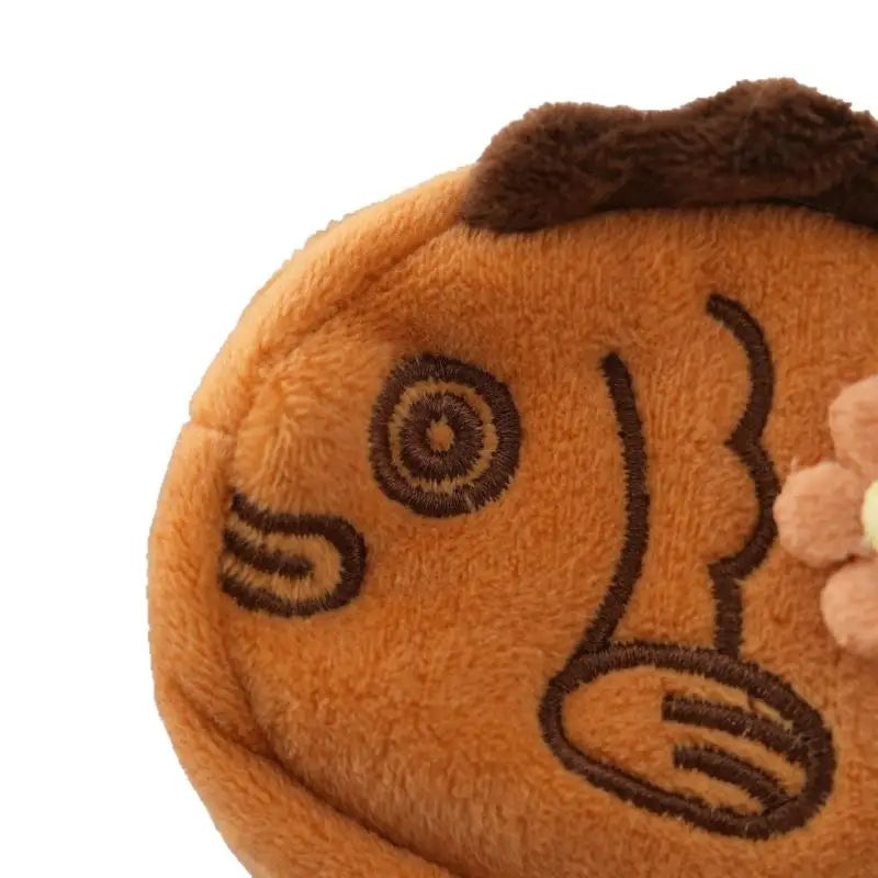 Kawaii Taiyaki Fish Plush Coin Purse | Zippered Mini Wallet