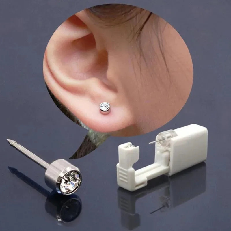 Disposable Sterile Ear Piercing Gun Kit – Safe for Women & Men