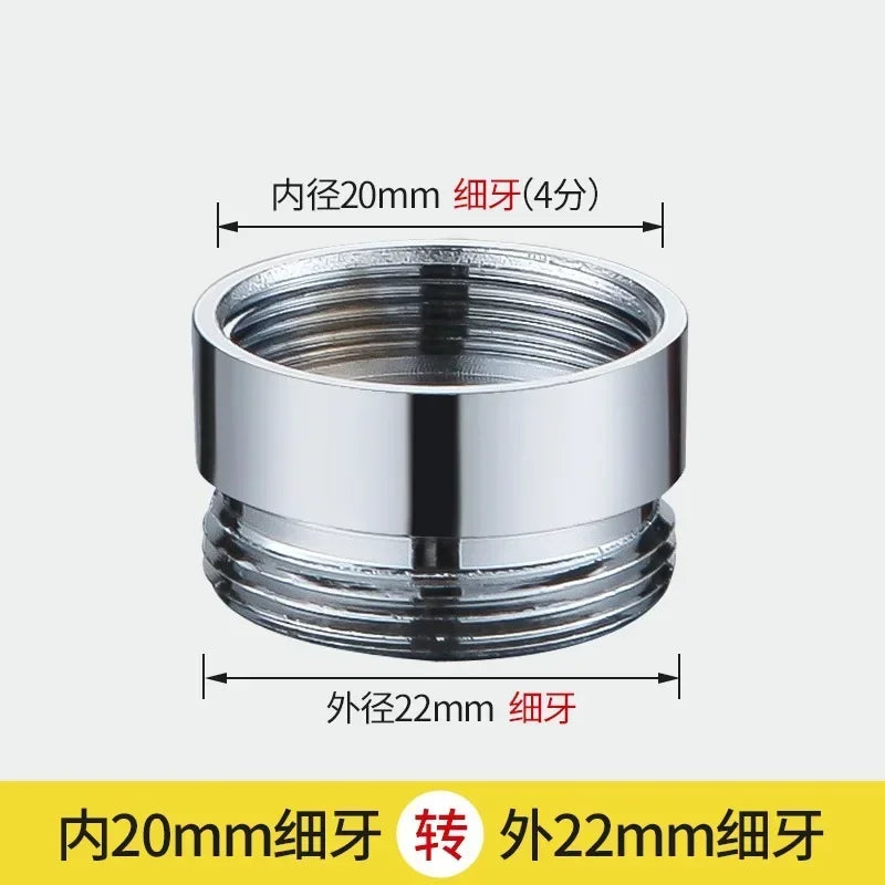 Brass Faucet Thread Coupler 1/2" to M16–M28 | Kitchen & Bath
