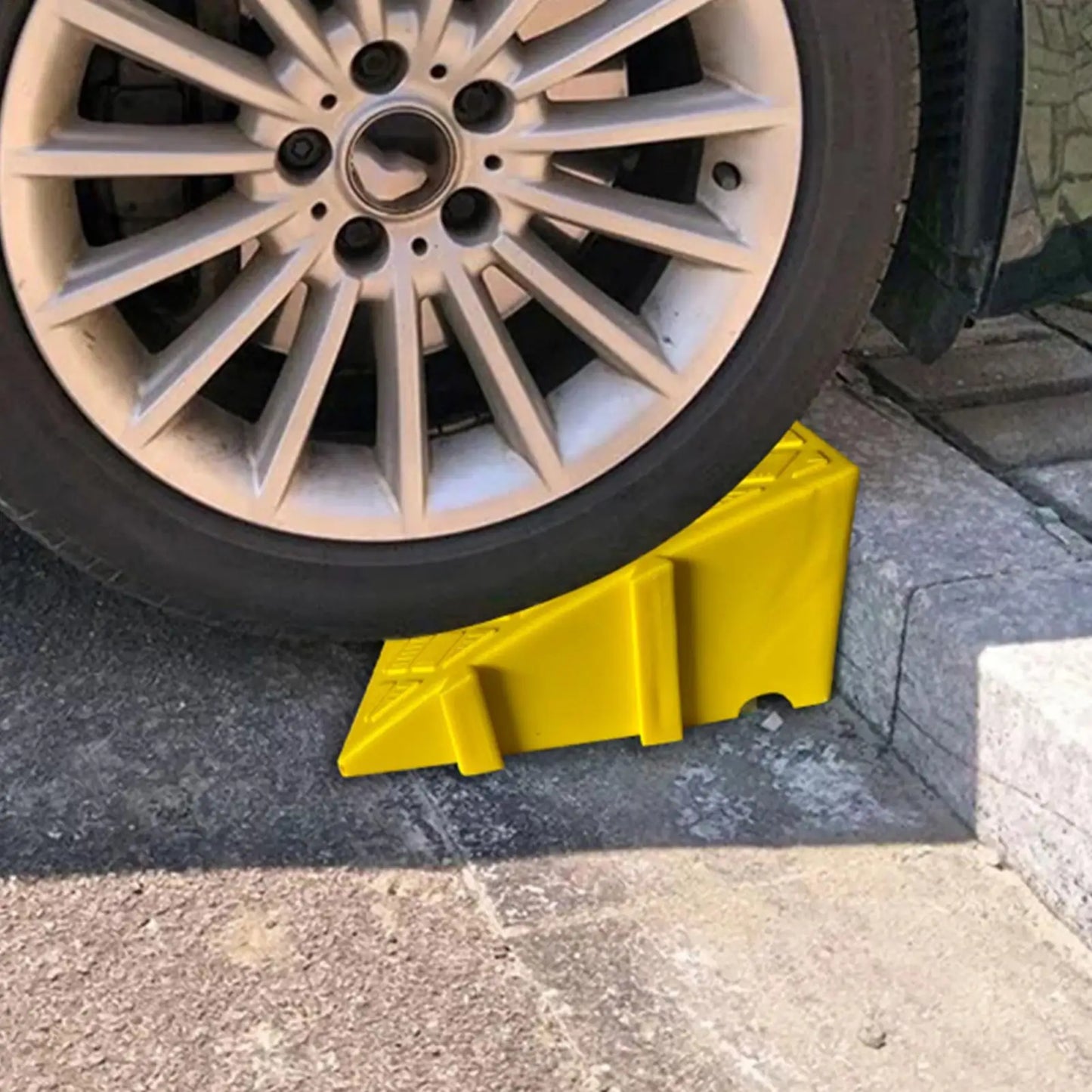 Portable PVC Curb Ramp | Non-Slip Driveway Threshold Ramp