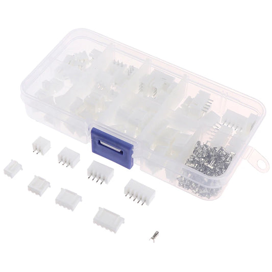 New 1Box JST-XH Kit 2/3/4/5Pin XH2.54MM Terminal Housing PCB Header Wire Connectors Peaceful Pleasures Health and Wellness