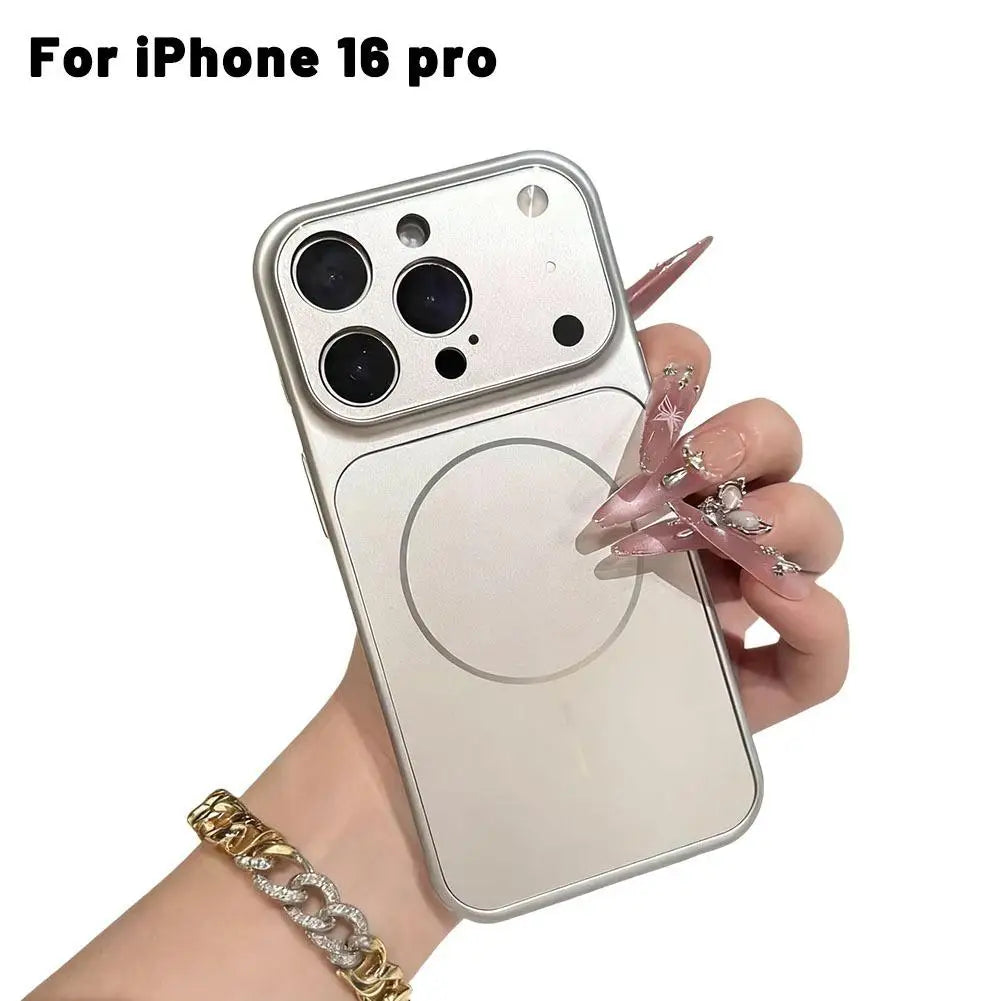 Nano Glass MagSafe iPhone Case – Matte, Magnetic & Drop-Proof