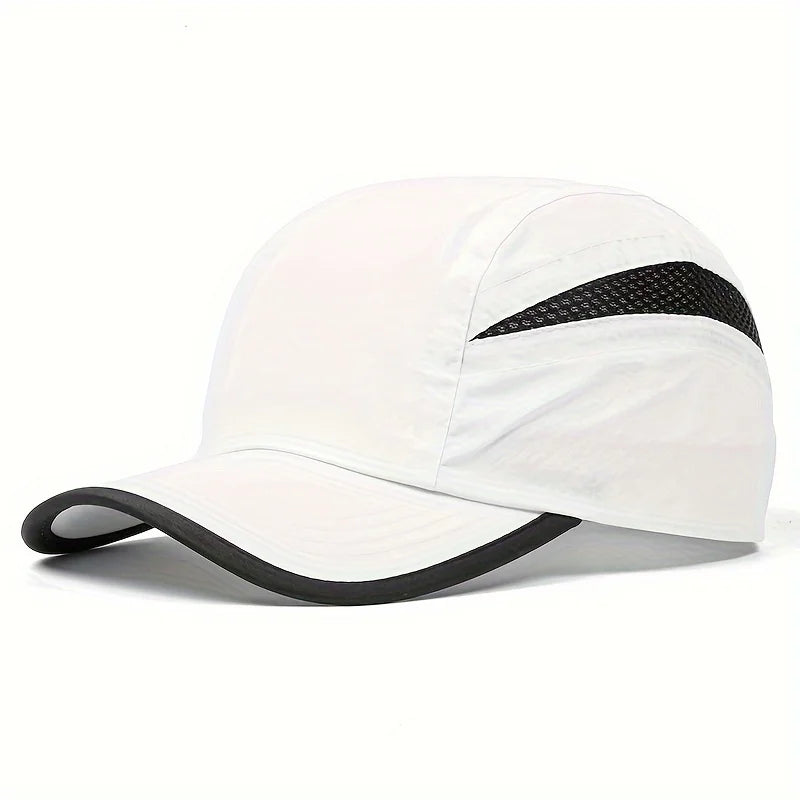 Quick-Dry Patchwork Baseball Cap | Breathable Mesh UV Sun Hat