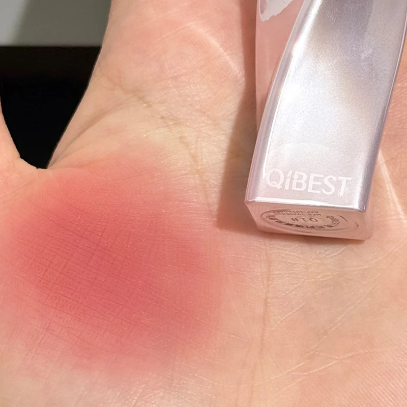 QIBEST 4 Colors Matte Velvet Lip Mud Waterproof Non Stick Cup Liquid Lipstick Long Lasting Lipgloss Korean Cosmetics For Women Peaceful Pleasures Health and Wellness