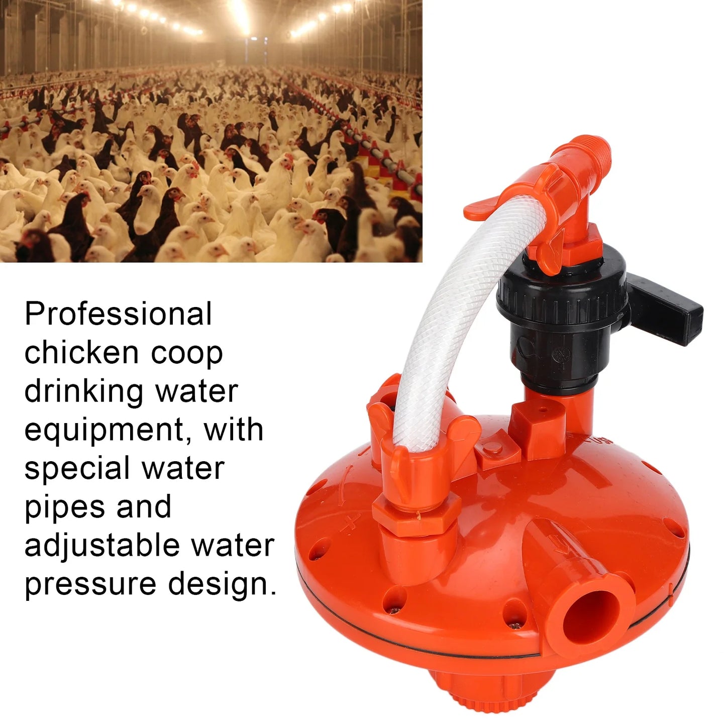 Farm Water Pressure Regulator Poultry Chicken Drinking Equipment