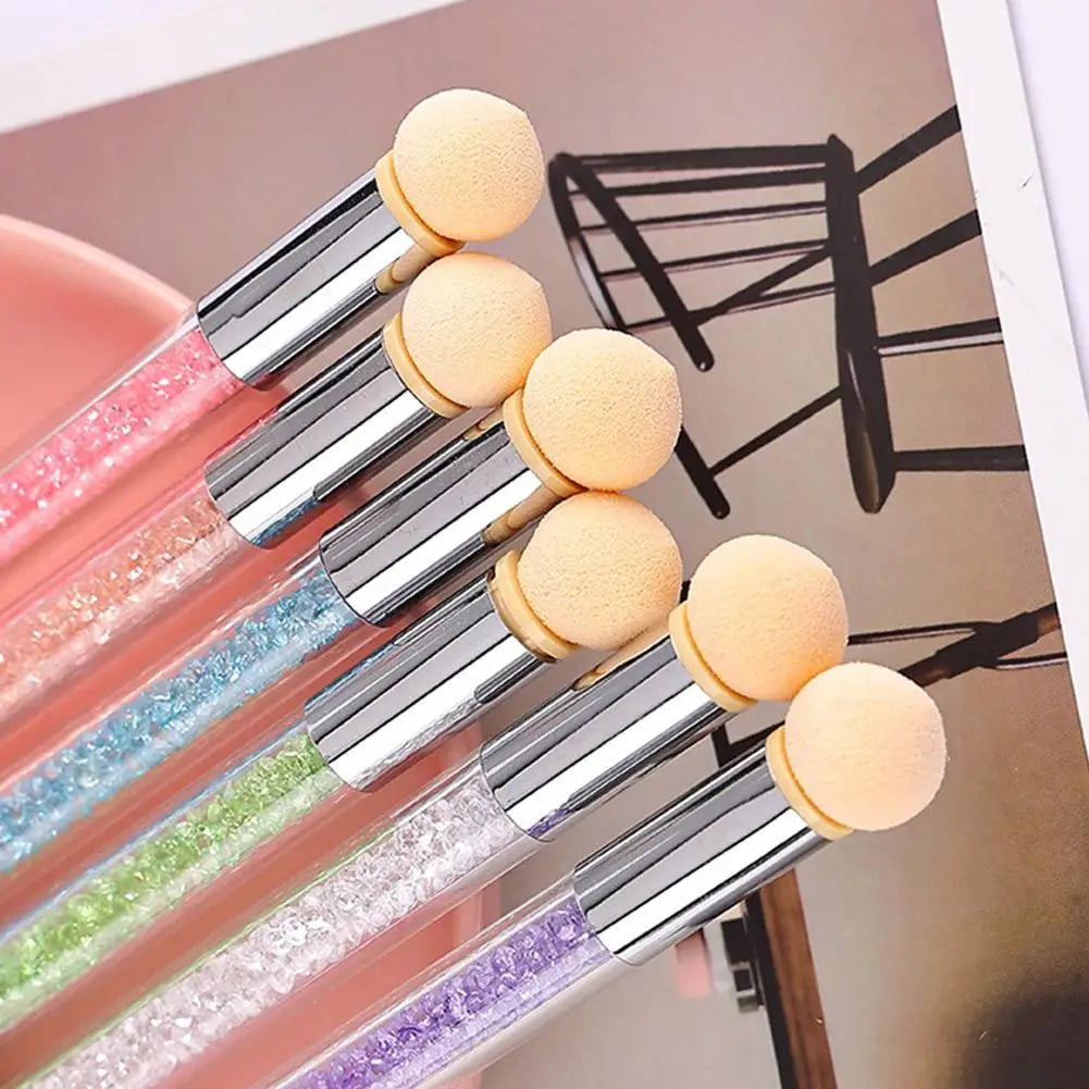 Double-Ended Gradient Sponge Pen | Rhinestone Nail Art Tool
