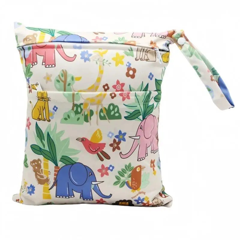 Baby Diaper Bag Tote | Spacious Floral Nappy Bag for Travel