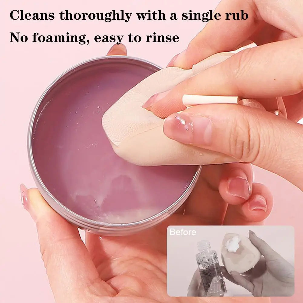 Makeup Brush Cleaner Soap & Silicone Mat – All Brush Types