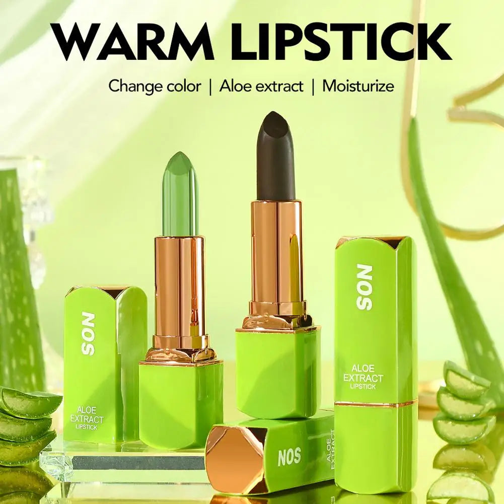 Color Changing Tinted Lip Balm Lipstick Aloe Vera Lipstick Moisturizing Long Lasting Lipsticks Lip Balm Peaceful Pleasures Health and Wellness
