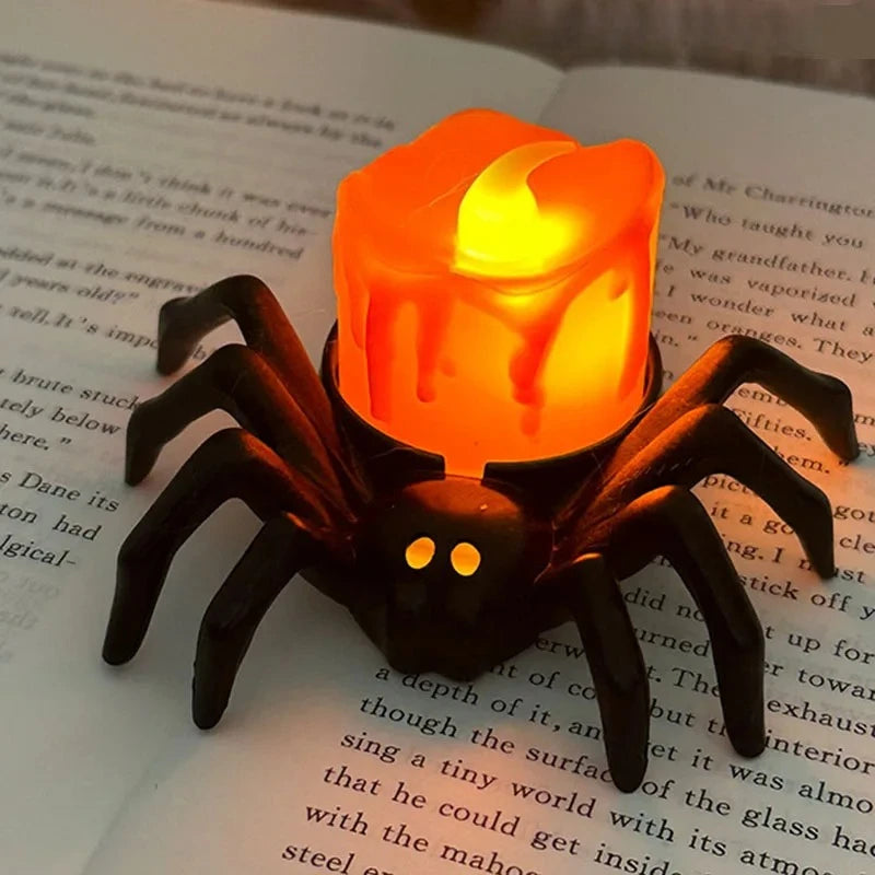 Spider LED Candle Light | Halloween Horror Party Decoration