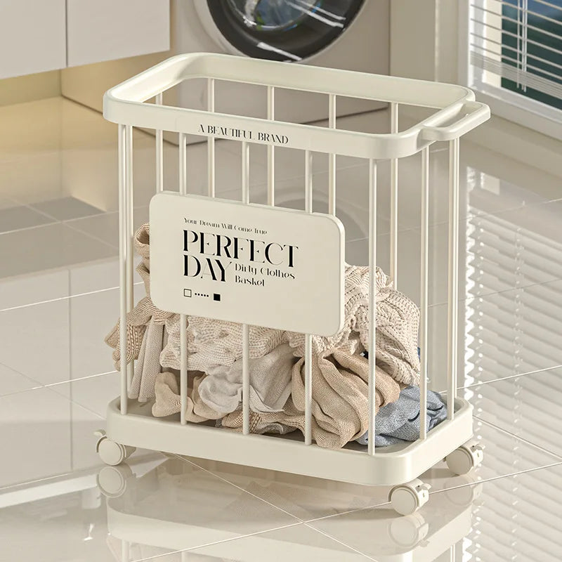 Versatile Laundry Hamper - Extra Large Wheeled Clothes Basket with Handles, Multi-Purpose Bathroom Storage Bin for Laundry Room Peaceful Pleasures Health and Wellness
