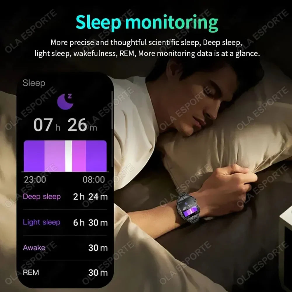 Ola Esporte GPS Smartwatch – ECG, Heart Rate & Bluetooth Call