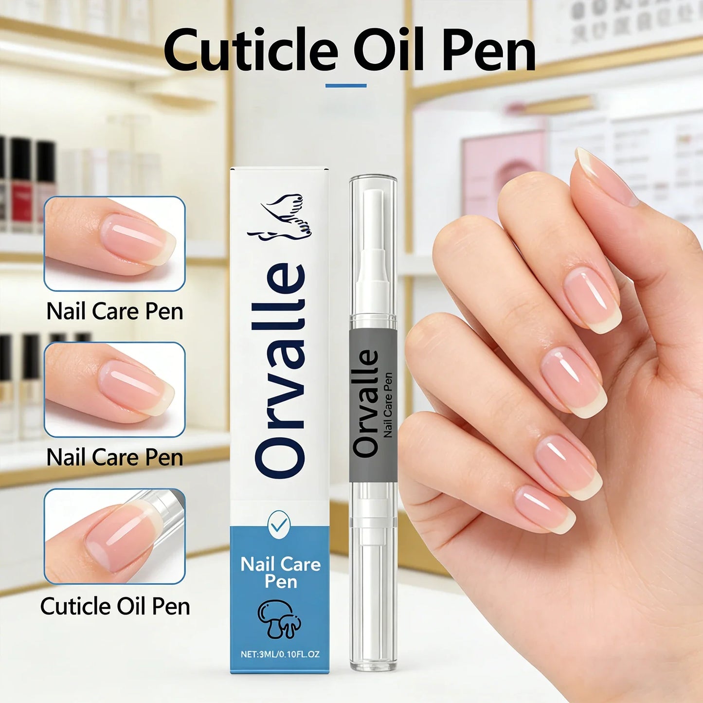 Cuticle Oil Pen – Nail Care Serum, Nourish & Hydrate 3ml