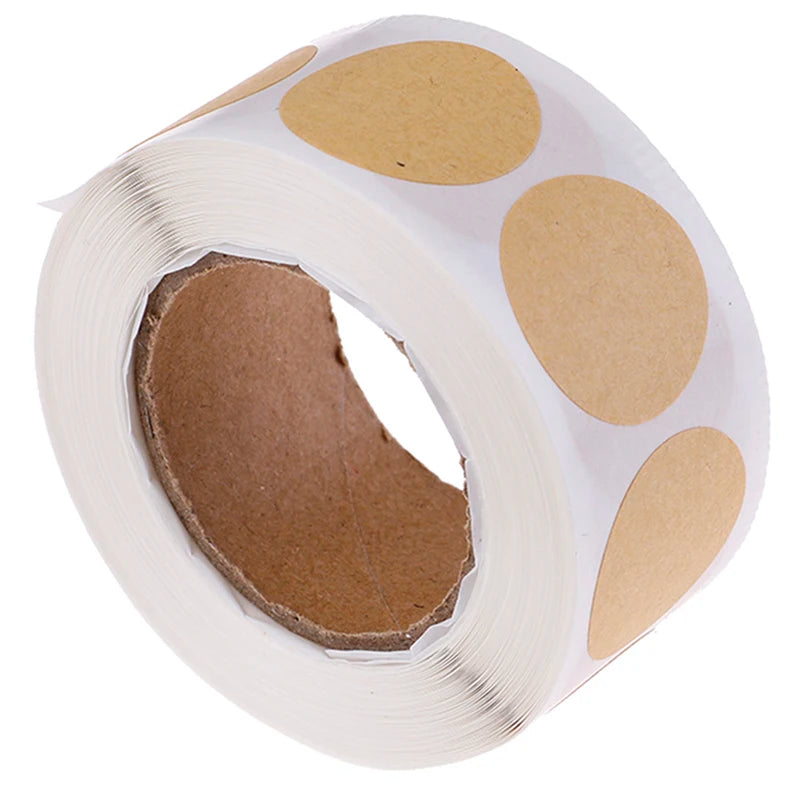 500pcs Blank Round Stickers – 1-Inch DIY Sealing Labels Craft Sticker Labels Peaceful Pleasures Health and Wellness onesize 900*900*700MM