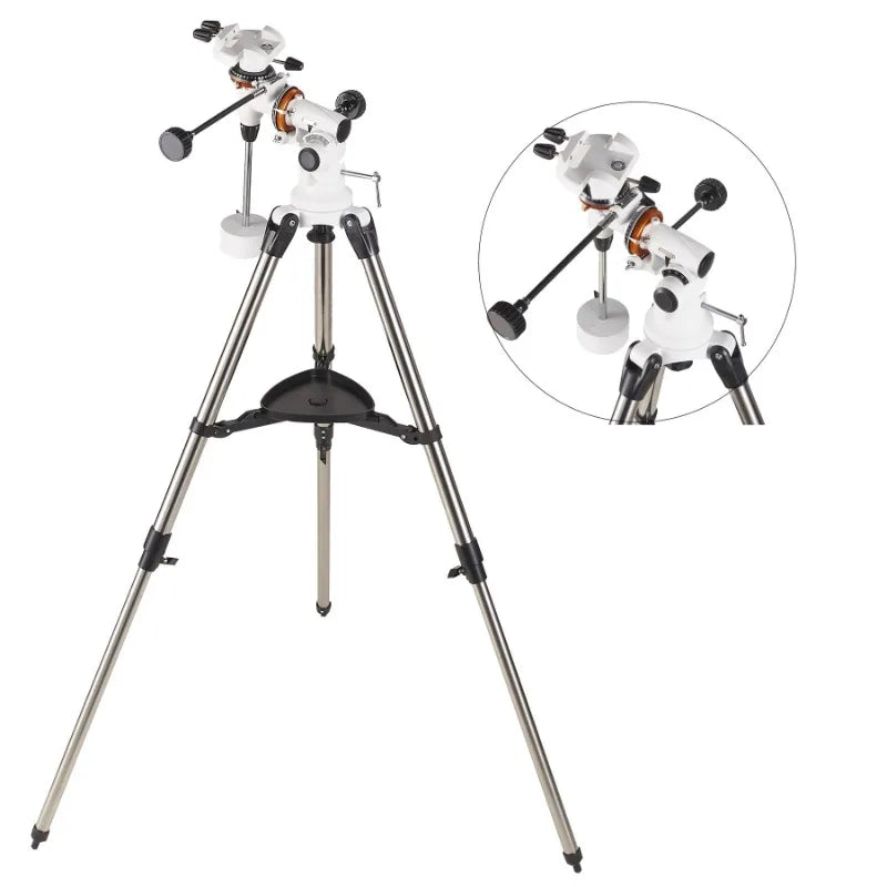 120900 Astronomical Telescope Large Aperture Equatorial Refracting Outdoor High Magnification HD Professional Stargazing Moon Peaceful Pleasures Health and Wellness
